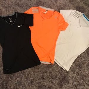 Adidas/ Nike workout short sleeve bundle